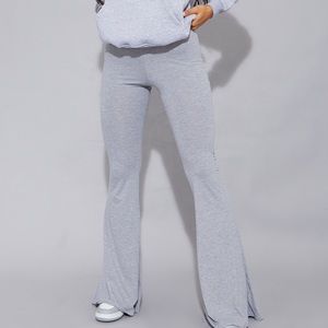 Jersey flare pants